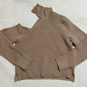Abercrombie open shoulder sweater